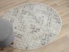 Teppich TURA rund Creme-Grau 120 x 120 cm Bild 2