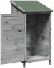 vidaXL Gartenschuppen Grau 59,5 x 56 x 113,5 cm Massivholz aus Fichte 42033470 Bild 4