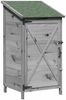 vidaXL Gartenschuppen Grau 59,5 x 56 x 113,5 cm Massivholz aus Fichte 42033470 Bild 2