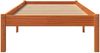 vidaXL Massivholzbett ohne Matratze Wachsbraun 90x200 Kiefernholz 844848 Bild 4