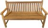 Teakholz Gartenbank SIGLI 3 Sitzer 150cm Bild 1