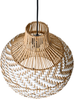 Hängeleuchte YAUCO Rattan Weiß Bild 5