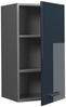 Hängeschrank Fame-Line Dunkelblau Hochglanz 40 cm Vicco Bild 4