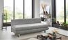 Schlafsofa Bergheim / Benfeld, Stoff, Grau, 190 x 93 x 75 cm Bild 3