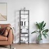vidaXL Bücherregal Graues Sonoma 40 x 29,5 x 149 cm Holzwerkstoff 883913 Bild 4