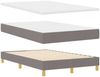 vidaXL Boxspringbett mit Kissen mit Kopfteil Taupe 120 x 200 cm Stoff 3338990 Bild 5