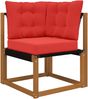 vidaXL Sofakissen für draußen 3 pcs Rot Polyester 900801 Bild 3