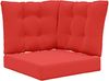 vidaXL Sofakissen für draußen 3 pcs Rot Polyester 900801 Bild 2