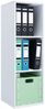 VCM Büroregal & Bücherregal Lona 917845 Weiß H. 110 x B. 35 x T. 37 cm Bild 2