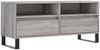 vidaXL TV-Schrank Grau Sonoma 100x34,5x44,5 cm Holzwerkstoff 831250 Bild 2