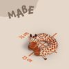 Nackenhörnchen Kinder Tier Schlafkissen Reisekissen Waschbar Kopfstütze U-Förmig Nackenkissen für Auto Zug Flugzeug weicher Kissenbezug Giraffe Bild 2