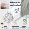 SEI Design Stillkissen Seitenschläferkissen Babynestchen mit EPS Mikroperlen, Schwangerschaftskissen mit Bezug, Bezug aus Musselin BIO Baumwolle Bild 3