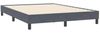 vidaXL Boxspringbett mit Matratze Dunkelgrau 160x210 cm Samt 3317446 Bild 5