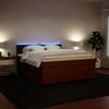 vidaXL Boxspringbett mit Matratze Rosa 200x200 cm Samt 3288713 Bild 4