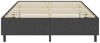 vidaXL Boxspring-Bettgestell Grau Stoff 140x200 cm 287464 Bild 4