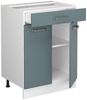 Unterschrank R-Line Blau-Grau 60 cm mit Schubladen, ohne Arbeitsplatte Vicco Bild 5