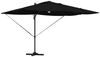 vidaXL Sonnenschirm Schwarz 351 x 250 x 253 cm Polyester und Aluminium 42003363 Bild 2
