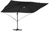 vidaXL Sonnenschirm Schwarz 351 x 250 x 253 cm Polyester und Aluminium 42003363 Bild 5