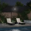 vidaXL Sonnenschirm Schwarz 351 x 250 x 253 cm Polyester und Aluminium 42003363 Bild 4
