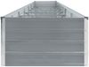 vidaXL Garten-Hochbeet Verzinkter Stahl 600x80x45 cm Grau 47072 Bild 3