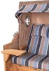 Strandkorb Norderney Teak Bullauge PE grey Dessin 580 Bild 4