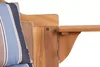 Strandkorb Norderney Teak Bullauge PE grey Dessin 580 Bild 3
