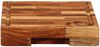 vidaXL Schneidebrett 30x21x4 cm Massivholz Akazie 376053 Bild 5