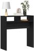 vidaXL Konsolentisch Schwarz Eichen-Optik 78 x 30 x 80 cm 862659 Bild 3