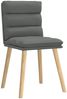 vidaXL Esszimmerstühle 4 Stk. Dunkelgrau Stoff 3315394 Bild 3