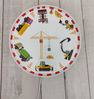 LED Wandleuchte für Kinderzimmer mit Motiv Baustelle, Schalter & Stecker, Ø 25cm Bild 4