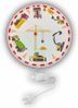 LED Wandleuchte für Kinderzimmer mit Motiv Baustelle, Schalter & Stecker, Ø 25cm Bild 3
