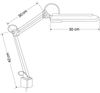 Alco Tischleuchte, 11 Watt, silber Bild 2