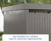 Hörmann EcoStar Euroline Gerätehaus Flachdach mit Lichtband 214 x 310 Graualuminium 1-flg Bild 4