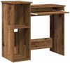 vidaXL Schreibtisch mit Regal Altholz-Optik 84x40x78cm Holzwerkstoff 860452 Bild 4