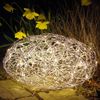 LED-3D-Stein "Galax Stone", Silber, Alu, 30x55 cm Bild 1