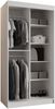 Kleiderschrank Waluri 100 cm (Farbe: Artisan Eiche, ohne Schubladen) Bild 4