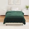 vidaXL Rutschfeste Decke aus Kunstkaninchenfell Olite 4 pcs Dunkelgrün 42021821 Bild 4