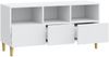 vidaXL TV-Schränk mit Schubladen Weiß 102 x 34,5 x 50 cm Holzwerkstoff 894675 Bild 4