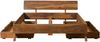 Bett mit Schublade Sheesham 180x200x80 natur sandgestrahlt lackiert MALMÖ 2 #235 Bild 2