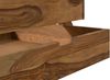 Bett mit Schublade Sheesham 180x200x80 natur sandgestrahlt lackiert MALMÖ 2 #235 Bild 4