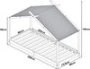 Kinderbett Brome mit Matratze 90x200 cm Grau [en. casa] Bild 3