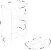 Bücherregal mit Schublade Reyljand 120x70x40 cm Weiß/Teakoptik [en. casa] Bild 4