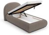 Beautysofa Polsterbett MOTTI 90x200 mit Bettkasten und gepolstertem Kopfteil (mehrere Farben, Bouclé-Stoff), wahlweise ohne Matratze oder mit Matratze Bild 4