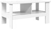 vidaXL Couchtisch Weiß 90 x 50 x 45 cm Holzwerkstoff 8000252 Bild 2
