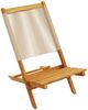 vidaXL Gartenstühle 6 Stk. Klappbar Beige Massivholz Akazie 3214635 Bild 4