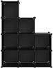 vidaXL Regalsystem mit 9 Würfeln Schwarz PP 340547 Bild 3