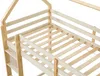 Vente-unique - TARZIA Bett Holz, Platte Beige - B 96,5 cm x H 200,5 cm x L 197,5 cm Bild 5