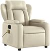 vidaXL Massagesessel Elektrisch Creme Kunstleder 3204538 Bild 3