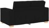 vidaXL 2-Sitzer Sofa Schwarz 120 cm Stoff 4104972 Bild 5