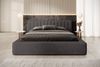 Polsterbett Doppelbett PEORIA 160x200cm in Stoff Macau Anthrazit Bild 2